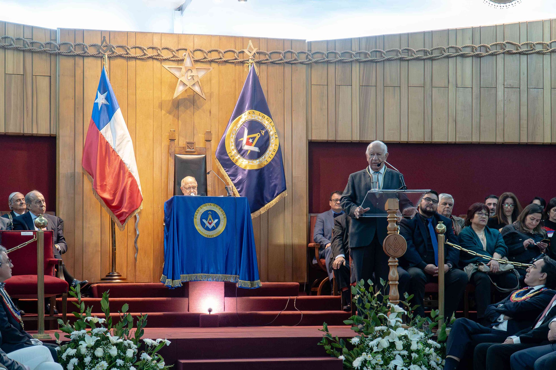 Homenaje de la Gran Logia de Chile al Instituto Nacional 2023